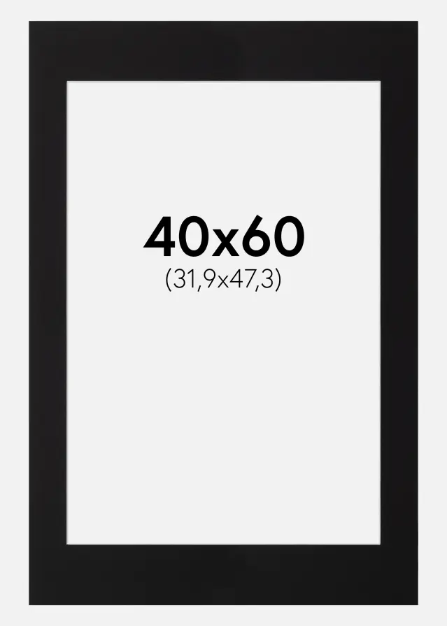 Galleri 1 Mount Canson Black (White Core) 40x60 cm (31,9x47,3 - A3+)