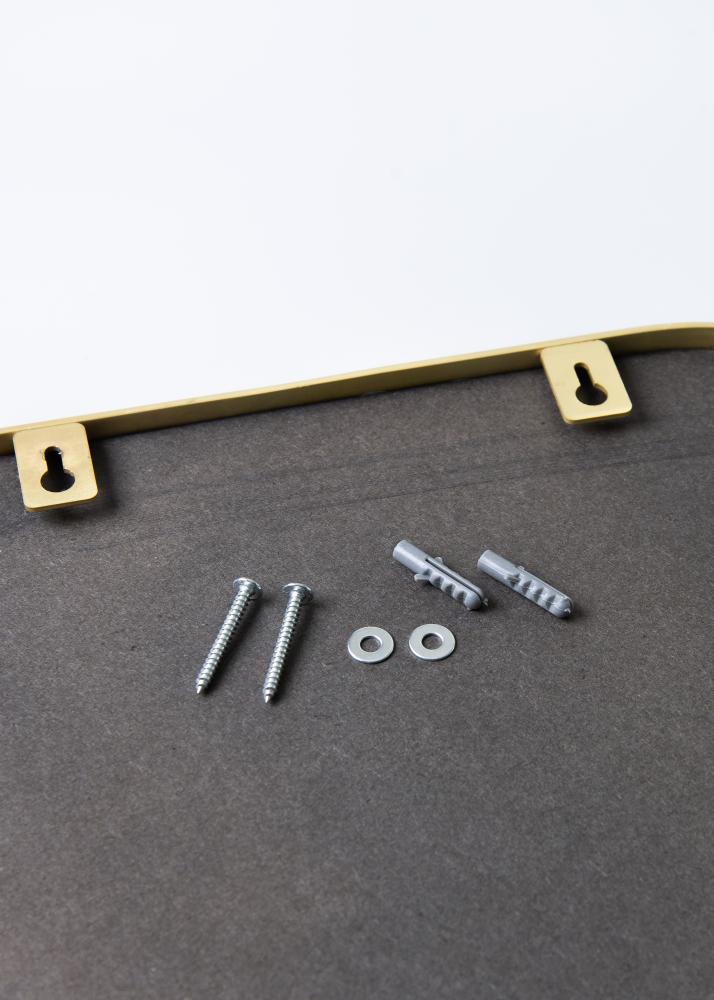 Hübsch Mirror Square Brass 31x76 cm