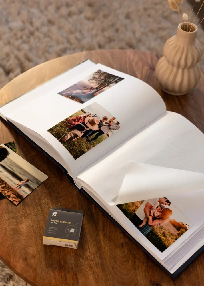 BGA Classico Album Blue - 30x33 cm (100 White pages / 50 sheets)