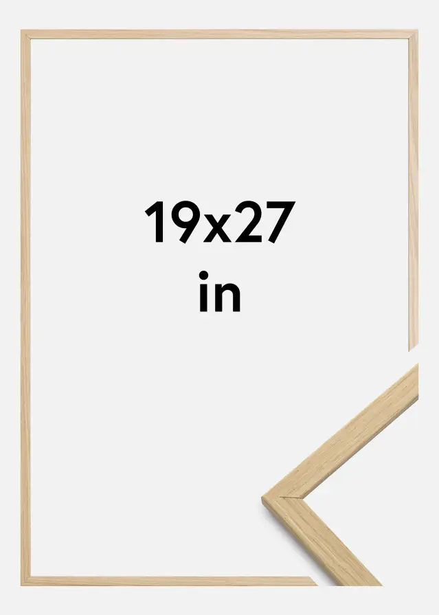 Galleri 1 Frame Edsbyn Acrylic glass Oak 19x27 inches (48.26x68.58 cm)