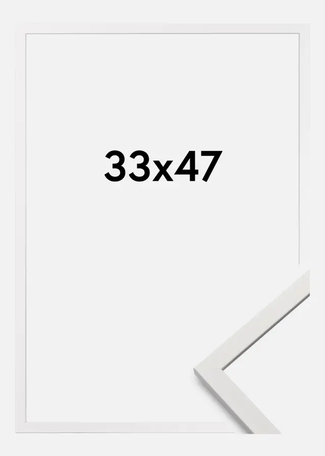 Galleri 1 Frame Edsbyn Acrylic glass White 33x47 cm