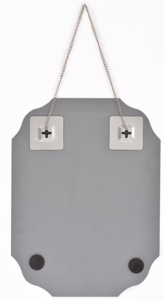 Innova Editions Mirror Rectangular Vintage Bevelled Edge with Chain Hanger 30x40 cm