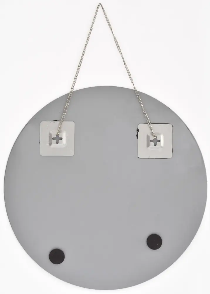Innova Editions Mirror Round Vintage Bevelled Edge with Chain Hanger 40 cm ø