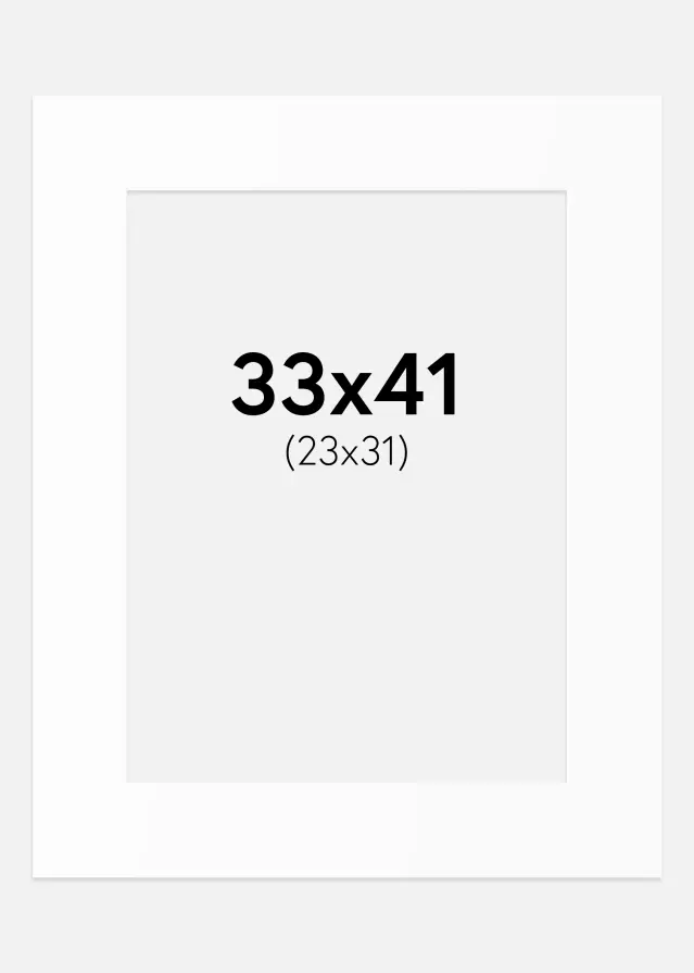 Artlink Mount White Standard (White Core) 33x41 cm (23x31)