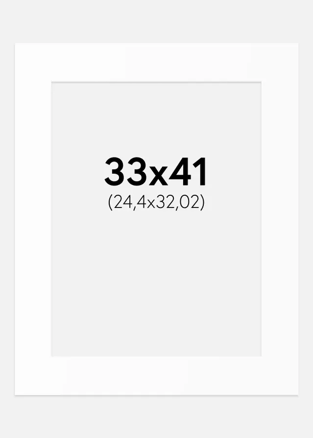 Artlink Mount White Standard (White Core) 33x41 cm (24,4x32,02)
