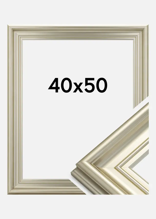 Ramverkstad Frame Mora Premium Silver 40x50 cm