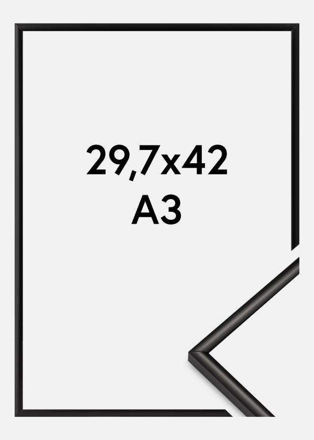 BGA Frame Scandi Acrylic glass Matt Black 29.7x42 cm (A3)