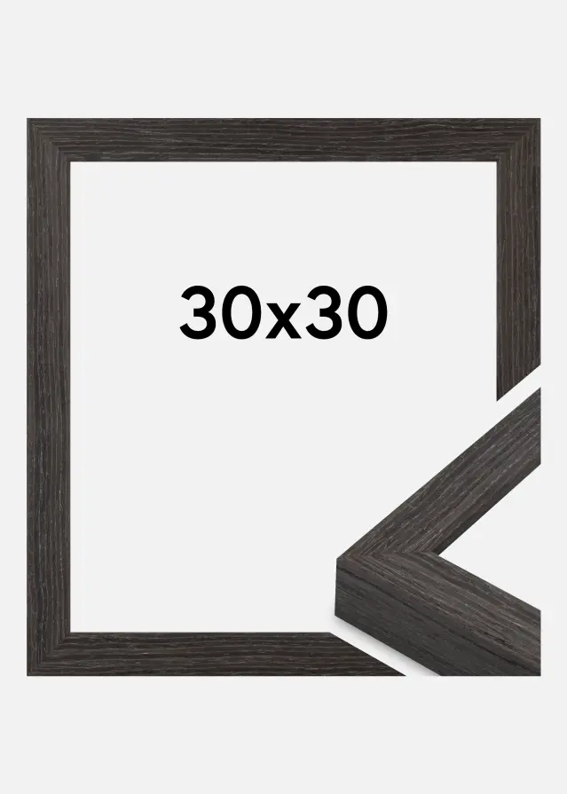 Jämtlands Ramfabrik Frame Cotswold Acrylic Glass Grey 30x30 cm