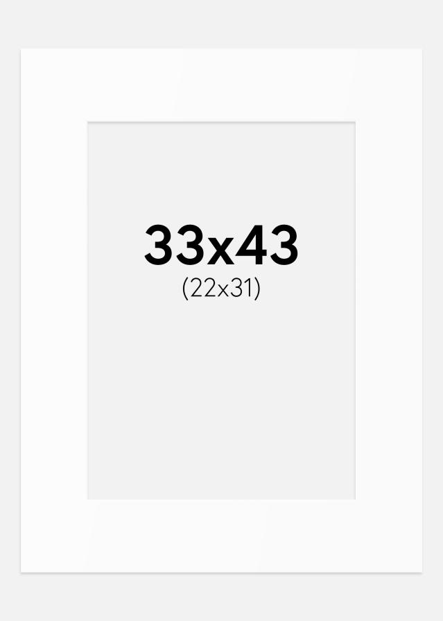 Artlink Mount White Standard (White Core) 33x43 cm (22x31)