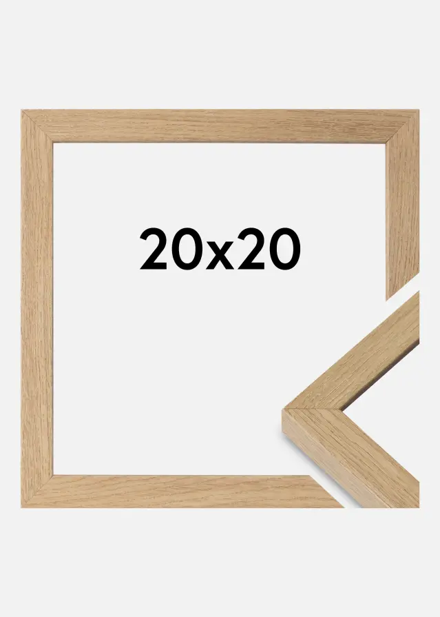 Mavanti Frame Hermes Acrylic Glass Natural Oak 20x20 cm