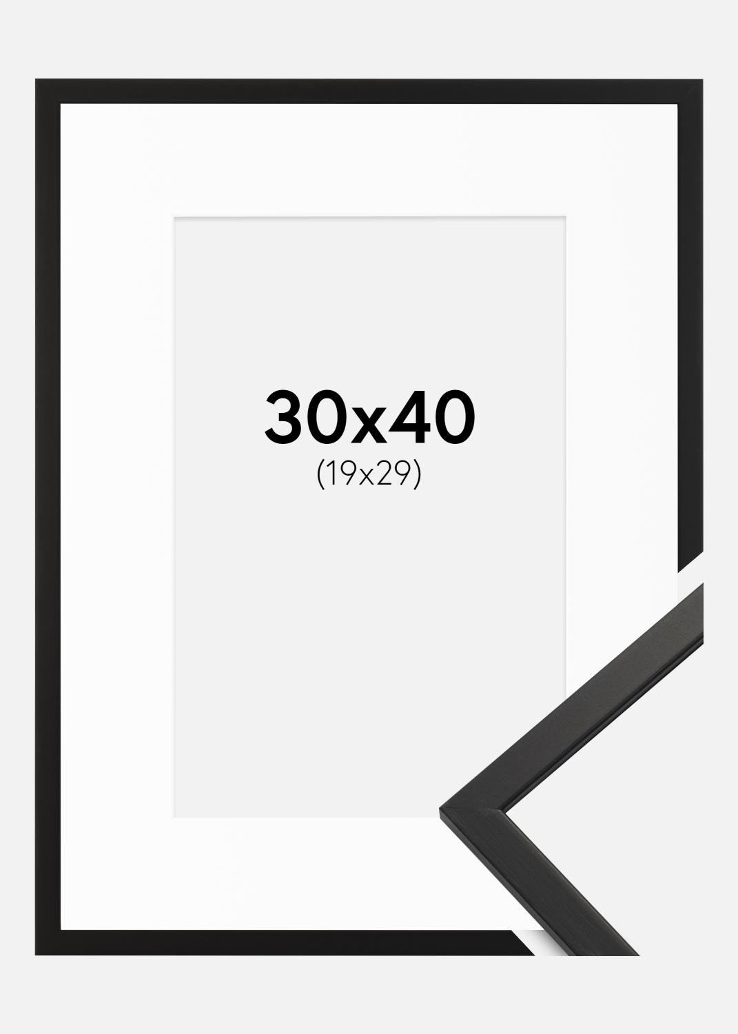 Product Image for Frame Edsbyn Acrylic Glass Black 30x40 cm - Picture Mount White 20x30 cm