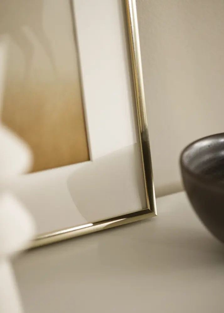 Estancia Frame Aluminium Acrylic glass Glossy Gold 21x29.7 cm (A4)