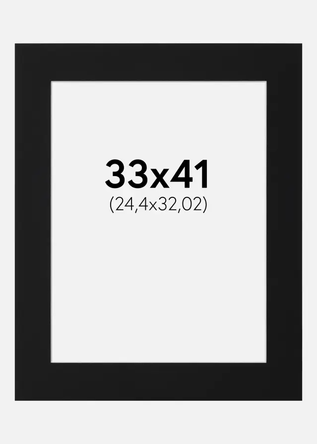 Artlink Mount Black Standard (White Core) 33x41 cm (24,4x32,02)
