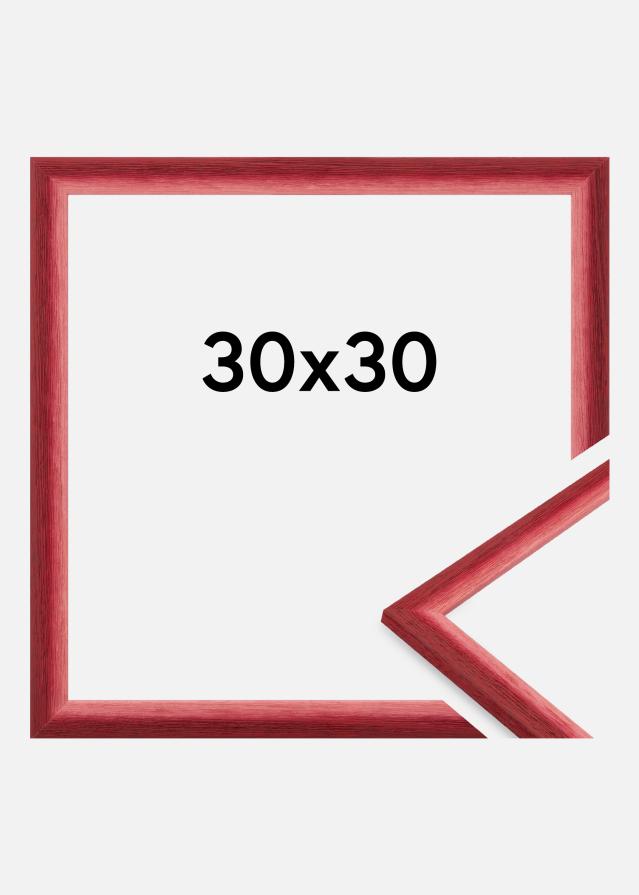 Jämtlands Ramfabrik Frame Cornwall Acrylic Glass Dark Red 30x30 cm