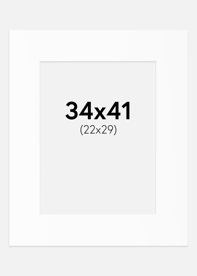 Artlink Mount White Standard (White Core) 34x41 cm (22x29)