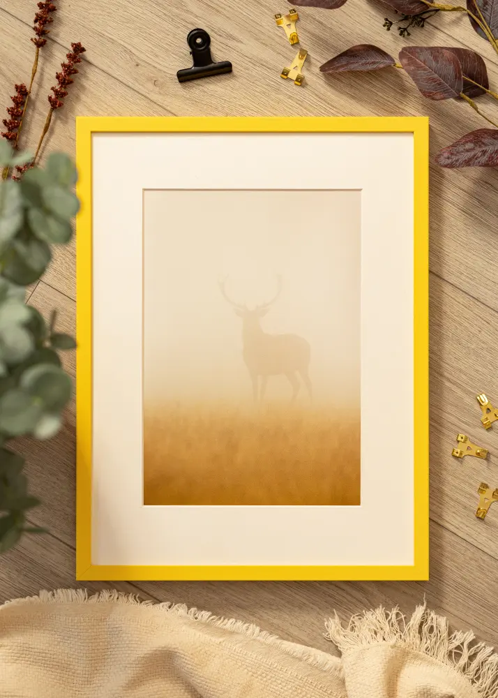 Artlink Colorful Acrylic Glass Yellow 40x40 cm