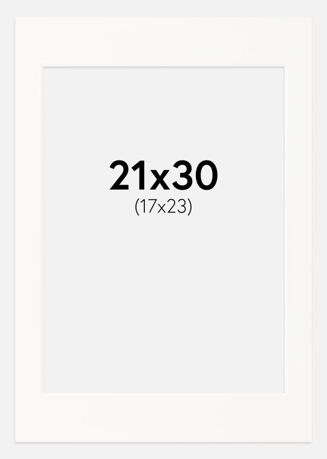 Galleri 1 Passepartout Offwhite (White Core) 21x30 cm (17x23)