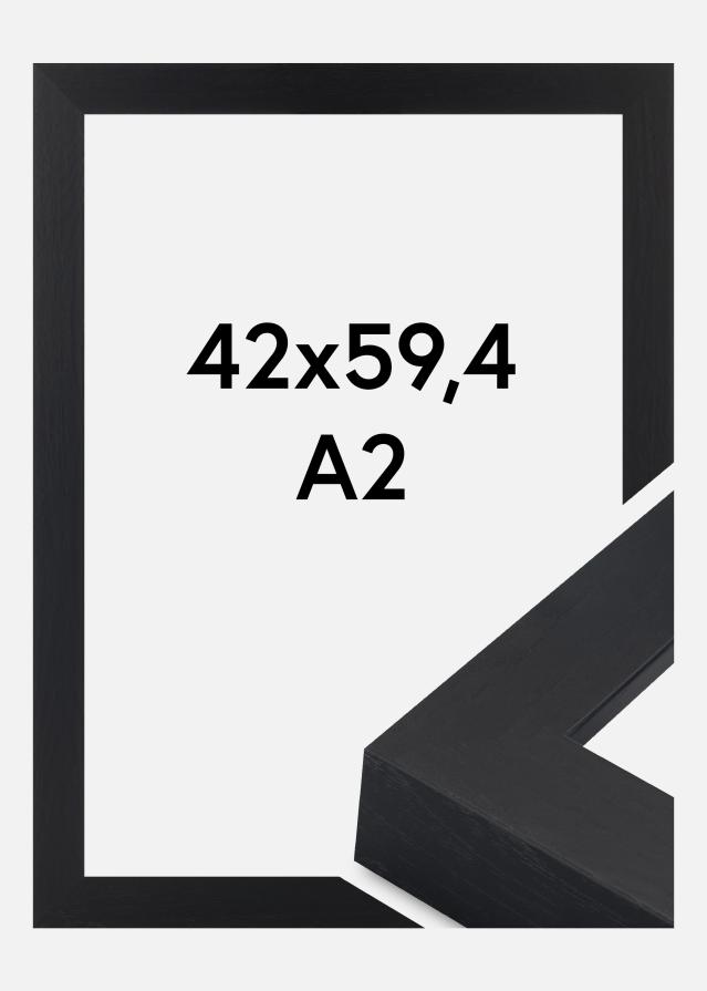 Jämtlands Ramfabrik Frame Wells Acrylic Glass Black 42x59.4 cm (A2)