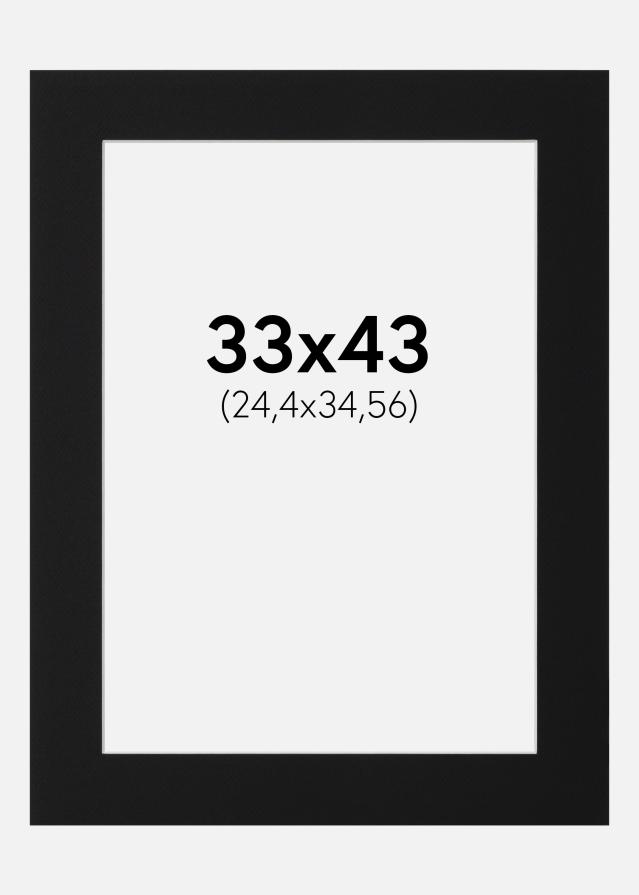 Artlink Mount Black Standard (White Core) 33x43 cm (24,4x34,56)