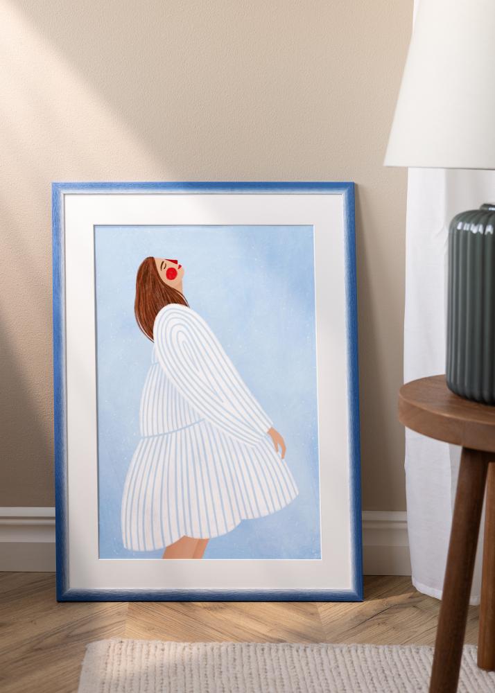 Jämtlands Ramfabrik Frame Cornwall Acrylic Glass Blue 42x59.4 cm (A2)