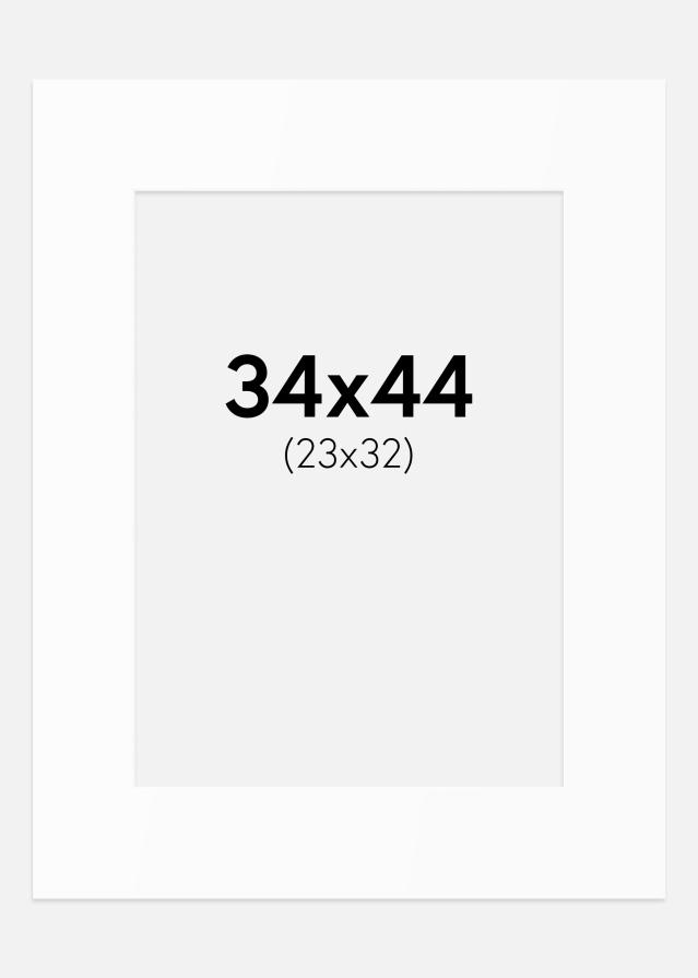 Artlink Mount White Standard (White Core) 34x44 cm (23x32)