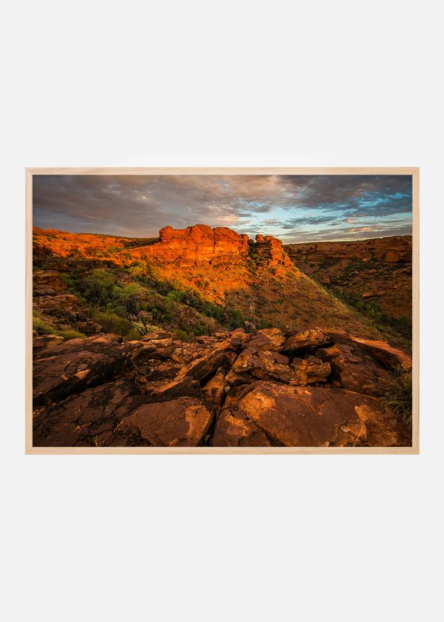 Bildverkstad Red Mountains Poster