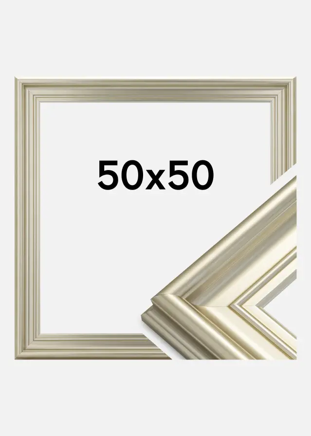 Ramverkstad Frame Mora Premium Silver 50x50 cm