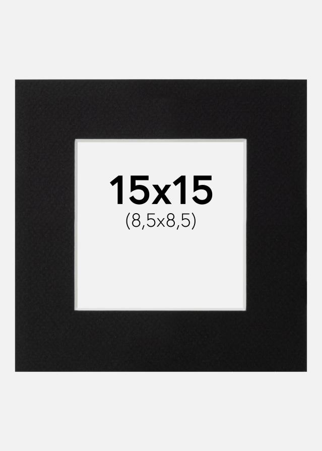 Galleri 1 Mount Canson Black (White Core) 15x15 cm (8,5x8,5)