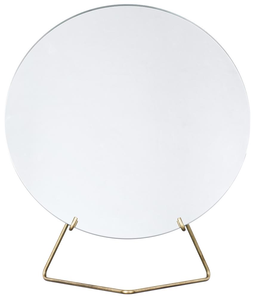 Moebe Table mirror Moebe Brass 30 cm Ø