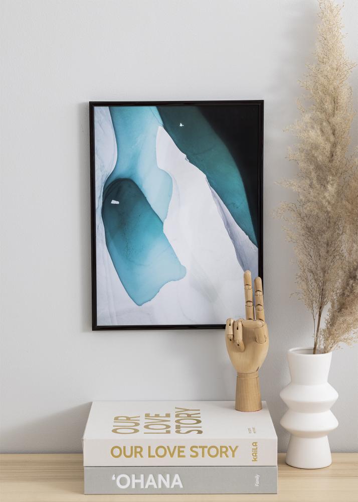 BGA Frame New Lifestyle Acrylic Glass Espresso Brown 30x40 cm