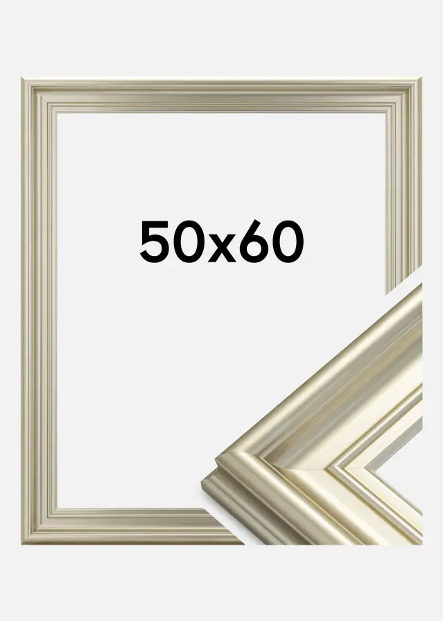 Ramverkstad Frame Mora Premium Silver 50x60 cm