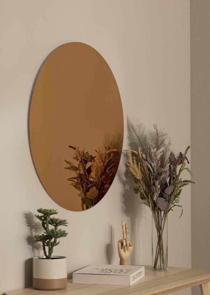 KAILA Mirror Golden Bronze 80 cm Ø
