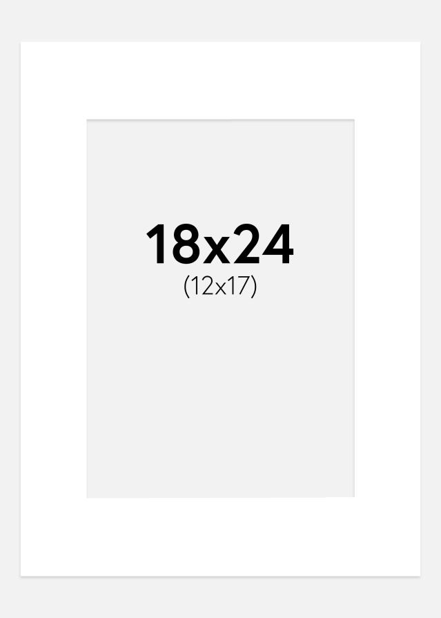 Galleri 1 Mount Super White (White Core) 18x24 cm (12x17 cm)