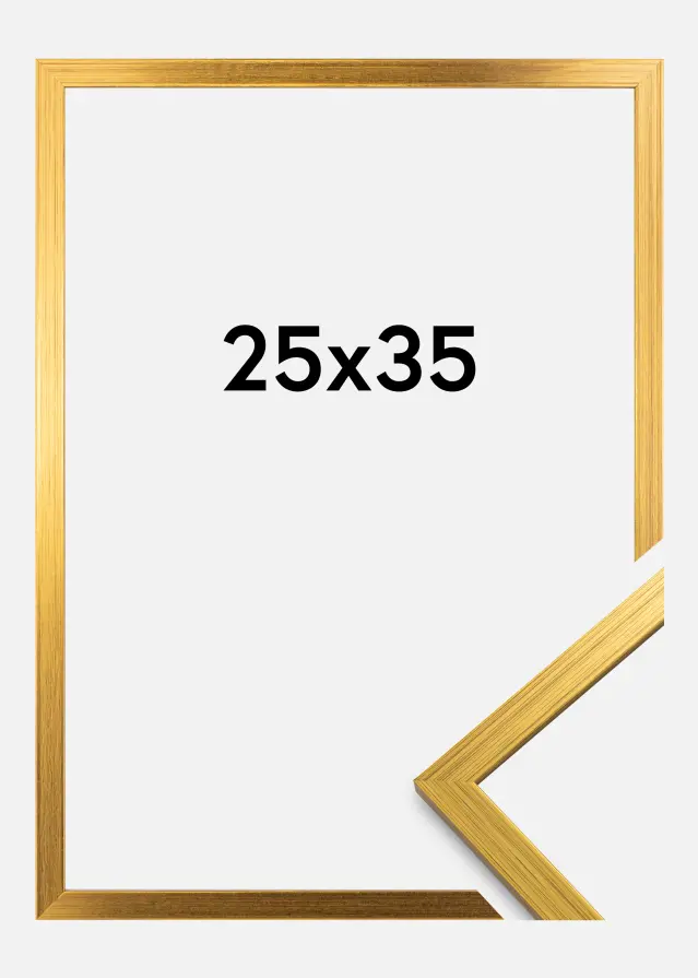 Galleri 1 Frame Edsbyn Acrylic glass Gold 25x35 cm