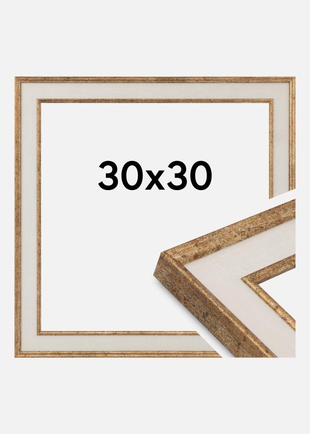 Jämtlands Ramfabrik Frame Dolly Acrylic Glass Gold 30x30 cm