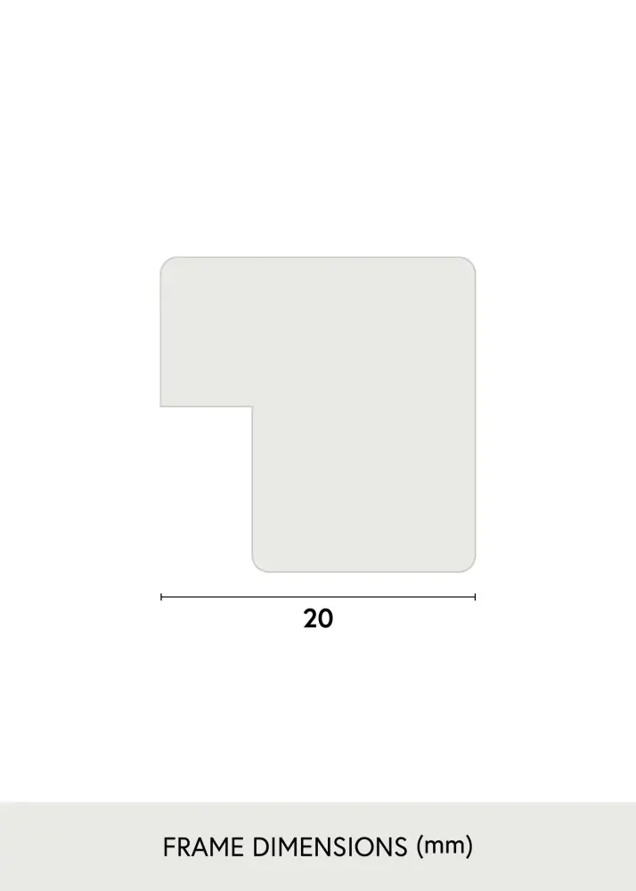 Incado Mirror Solid Smoked Oak 43x83 cm