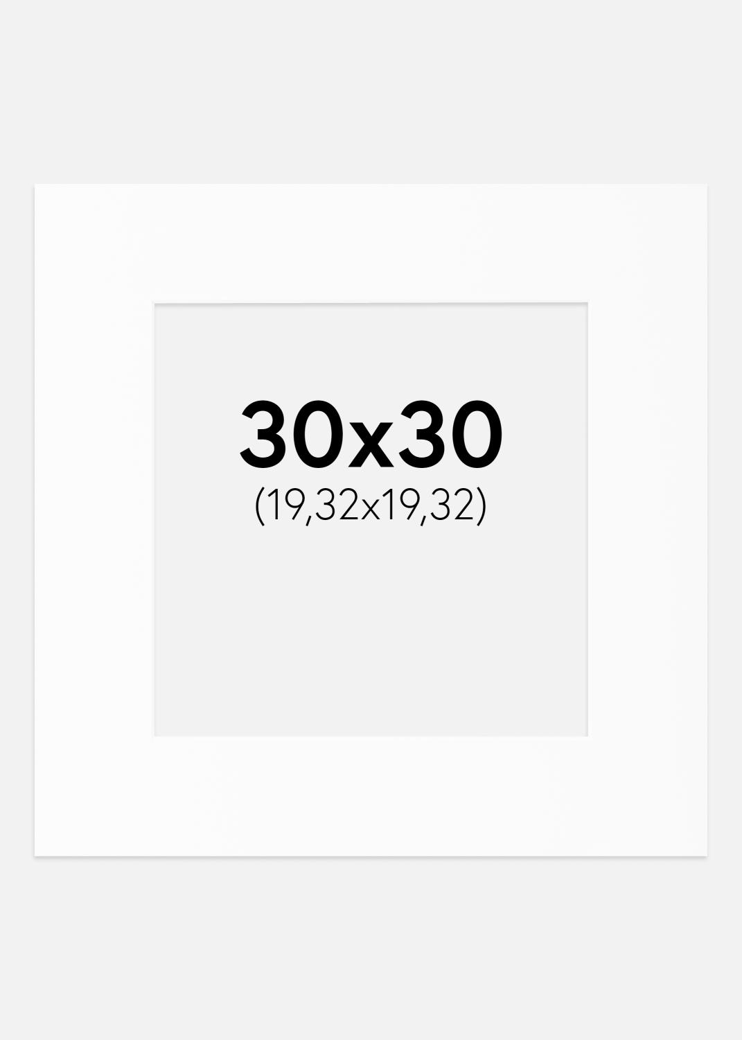 Product Image for Mount White Standard (White Core) 30x30 cm (19,32x19,32)