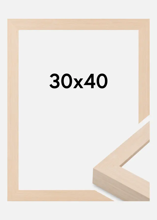 Jämtlands Ramfabrik Frame Cotswold Acrylic Glass Ivory 30x40 cm