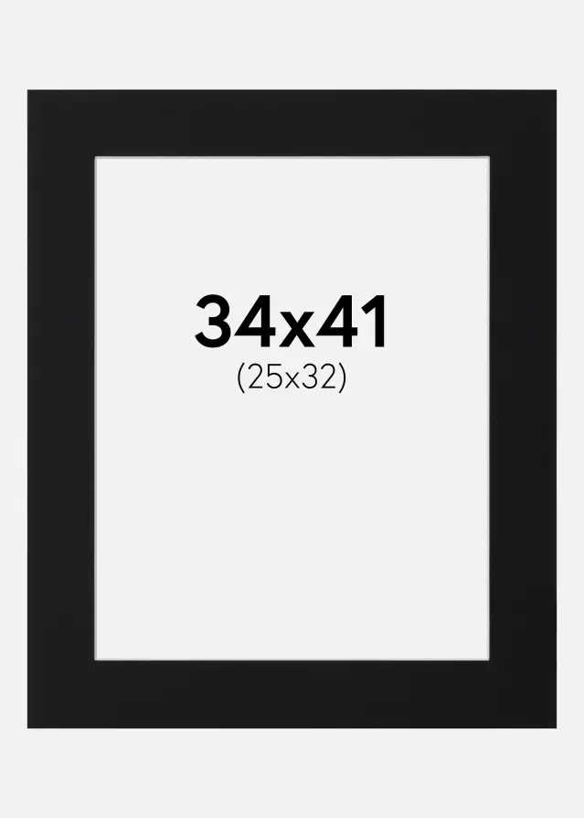 Artlink Mount Black Standard (White Core) 34x41 cm (25x32)