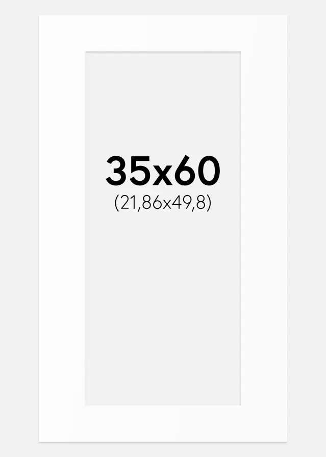 Artlink Mount White Standard (White Core) 35x60 cm (21,86x49,8)