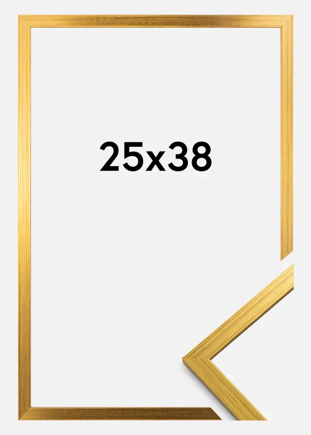 Galleri 1 Frame Edsbyn Acrylic glass Gold 25x38 cm