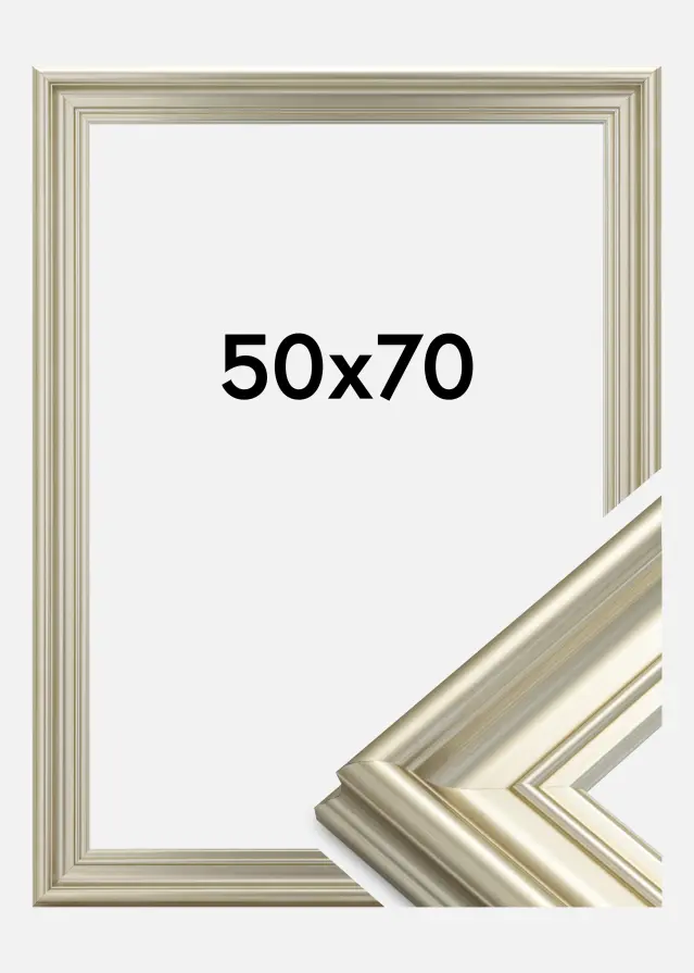 Ramverkstad Frame Mora Premium Silver 50x70 cm
