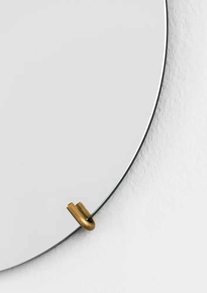 Moebe Moebe Wall Mirror Mässing 70 cm Ø