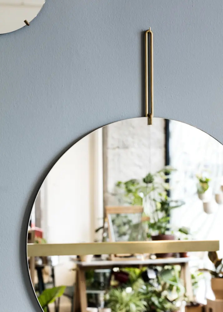 Moebe Moebe Wall Mirror Mässing 70 cm Ø