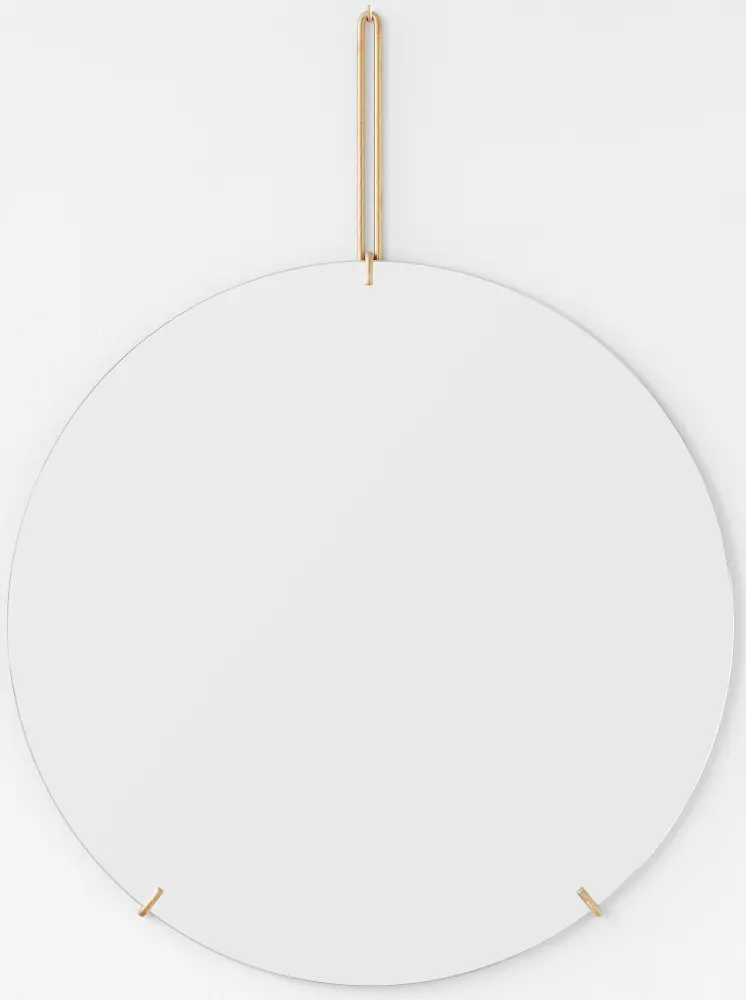 Moebe Moebe Wall Mirror Mässing 70 cm Ø
