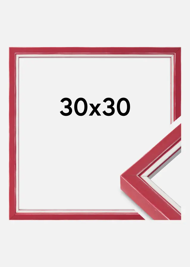 Mavanti Frame Diana Acrylic Glass Red 30x30 cm