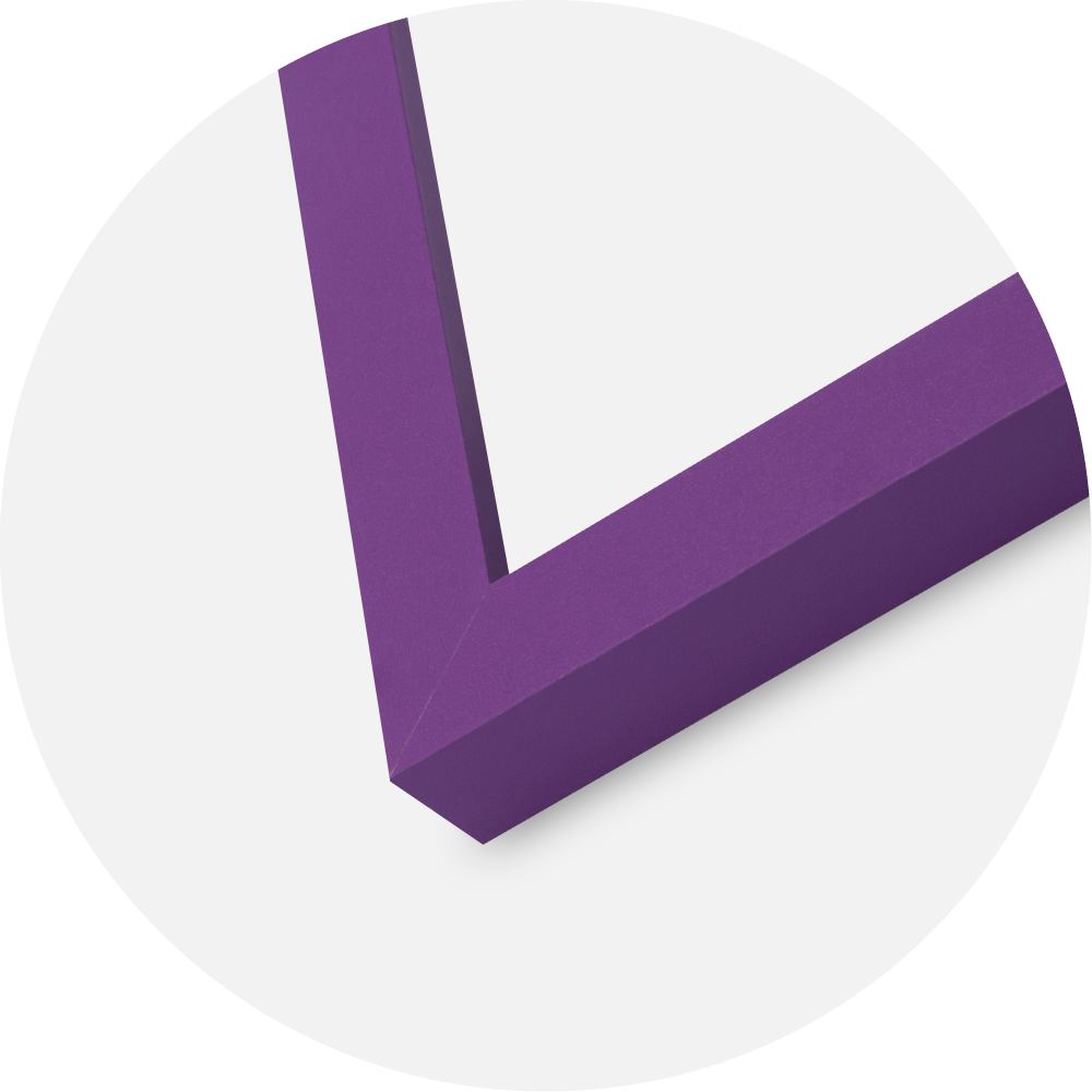 Jämtlands Ramfabrik Frame Selection Acrylic Glass Deep Lilac 40x40 cm