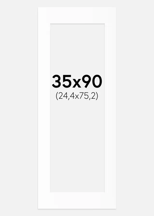 Artlink Mount White Standard (White Core) 35x90 cm (24,4x75,2)