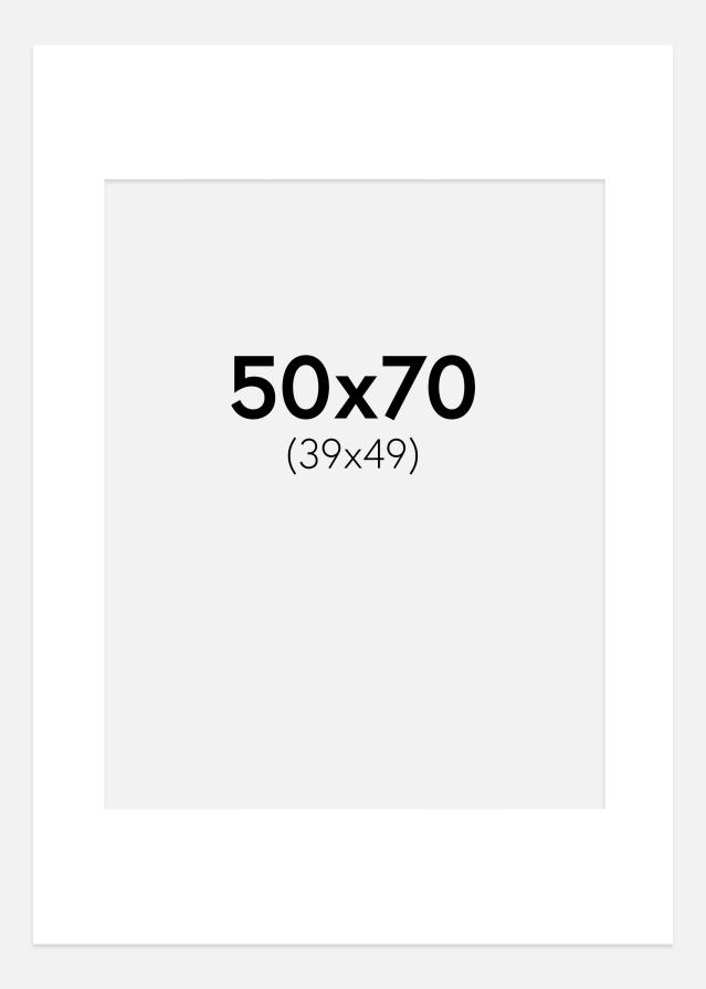 Galleri 1 Mount Super White (White Core) 50x70 cm (39x49 cm)