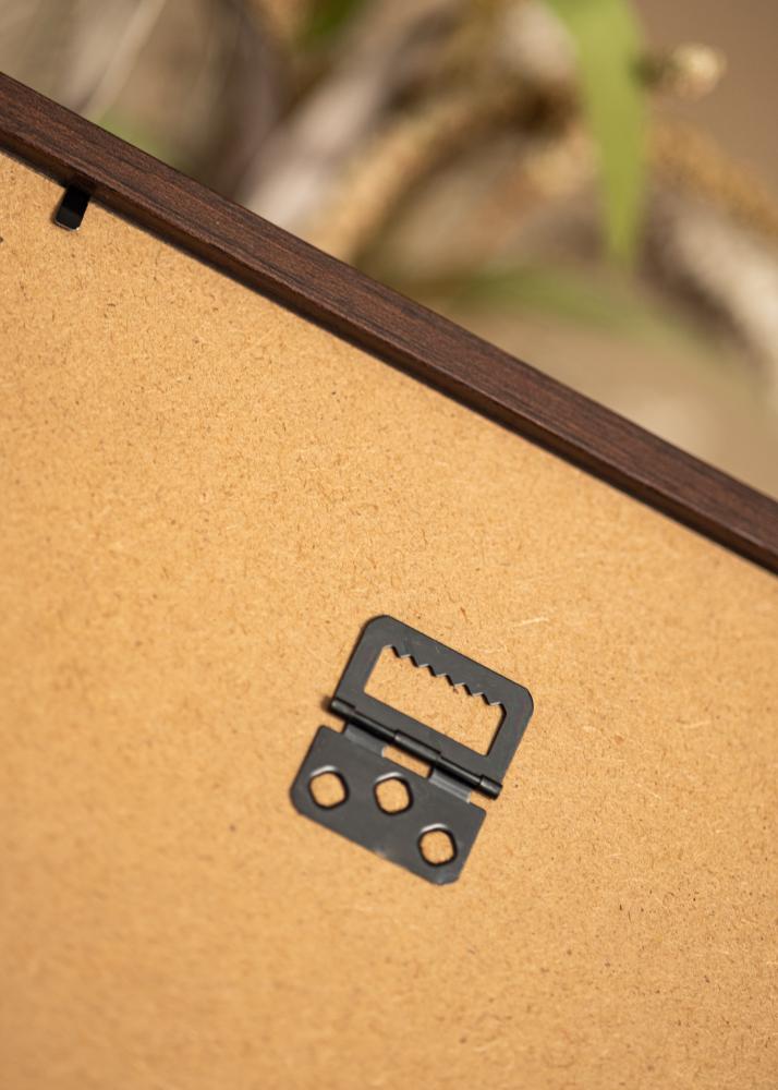 BGA Frame Modern Acrylic Glass Walnut 40x50 cm